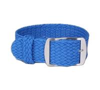 TVKSIPAR 14-22 mm Nylon-Uhrenarmband, Canvas-Stoff, gewebtes Armband, passend for Perlon-Uhrenarmband, einteiliges Armband, 14 mm, 16 mm, 18 mm, 20 mm, 22 mm(Blue,14mm)