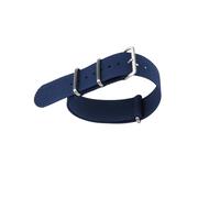 TVKSIPAR 20mm 22mm Nylon Uhrenarmband Universal Armband Stoffarmband Passend For Rolex Uhrenarmband Zubehör(Blue,22mm)