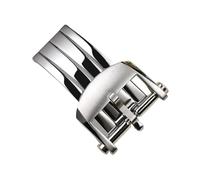 TVKSIPAR 20mm Massive Edelstahl Faltuhr Schnalle for Breitling Faltschließe Herren Damen Metall Accessoire