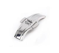 TVKSIPAR 3/4,5/6 mm Uhrenschnalle Teil passend for Tissot T1853 T035617 T035439 Schmetterlingsknopf-Riemenschnalle Metallverschluss 15/17/19/21/22/23/25/27 mm(6x25mm)