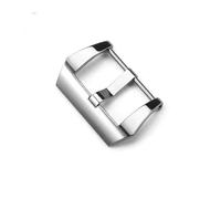 TVKSIPAR 316L Edelstahl-Schnalle, Passend For Panerai, Passend For PAM, Matte Und Polierte Dornschließe, 22 Mm, 24 Mm, 26 Mm, Metall-Uhrenarmband-Verschluss, Zubehör(Silver-Polished,22MM_NO LOGO)