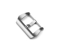 TVKSIPAR 316L Edelstahl-Schnalle, Passend For Panerai, Passend For PAM, Matte Und Polierte Dornschließe, 22 Mm, 24 Mm, 26 Mm, Metall-Uhrenarmband-Verschluss, Zubehör(Silver-Matte,22MM_NO LOGO)