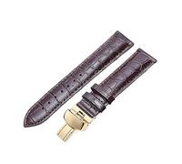 TVKSIPAR Echtes Lederarmband passend for Tissot passend for Le Locle T41 T006 PRC200 Uhrenarmband 18 19 20 21 22 mm Handgelenkgürtel Armband 1853 Uhrenarmband(Brown gold clasp,19mm)