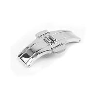 TVKSIPAR Edelstahl-Verschluss Passend For Tissot 1853 T035617 T035439 Uhrenschnallen, Doppeldruck-Uhrenarmband, Schmetterlingsschnalle, Massive Stahlschnalle(6X25mm)