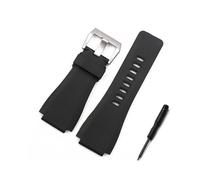 TVKSIPAR Kautschukband Herrenuhr Zubehör Dornschließe Passend For Bell Ross Strap BR01 Sport Wasserdichtes Armband Herrenuhrenarmband