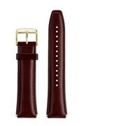 TVKSIPAR Lederarmband passend for Casio Retro Small Square A159W-N1 A158WA A168 A159 AE1200 AQ230 700 Business-Uhrenarmband 18 mm(Brown-gold)