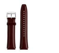 TVKSIPAR Lederarmband passend for Casio Retro Small Square A159W-N1 A158WA A168 A159 AE1200 AQ230 700 Business-Uhrenarmband 18 mm(Brown-silver)