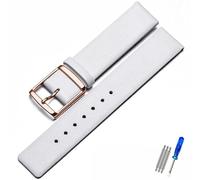 TVKSIPAR Lederarmband Passend For CK K2G211K2G231K2Y211K2Y231 Armband Mit Kettenschnalle For Herren Und Damen, 16 Mm, 18 Mm, 20 Mm, 22 Mm Armband(Blue Light Blue,20mm)