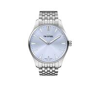 TW Steel ACE Aternus Damen 38mm Quarzuhr mit blauem Zifferblatt Stahl Metallarmband und Kalender ACE353