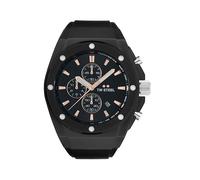 TW Steel Herren Chronograph CEO Tech 2022 in der Farbe Schwarz mit Gummiarmband, Gehäusedurchmesser: 44 mm, CE4102