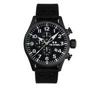 TW Steel Herren Chronograph Volante 2022 in der Farbe Schwarz mit Textilarmband, Gehäusedurchmesser: 48 mm, VS113