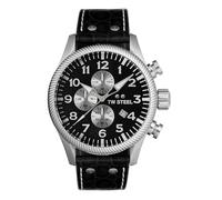 TW Steel Herren Chronograph Volante 2022 in der Farbe Schwarz mit Textilarmband, Gehäusedurchmesser: 48 mm, VS110