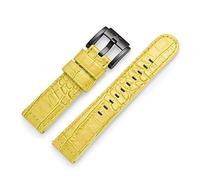 TW Steel Marc Coblen Armband Uhrenband Leder 22 MM Kroko gelb LB_Y_K_B
