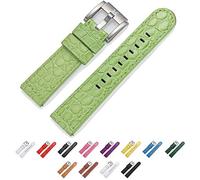 TW Steel Marc Coblen Armband Uhrenband Leder 22 MM Kroko hellgrün LB_HG_K_S