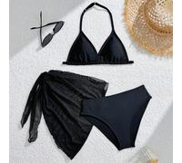 Tween-Mädchen 3-teiliges Bademode-Set, Strand-Resort-Party-Kleidung, Frühlings-/Sommer-Badeanzug-Set