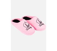 United Labels Looney Tunes Tweety Hausschuhe, Größe 41-42, Slipper Damen, Pantoffeln mit Motiv, Puschen Pantoffeln in Rosa