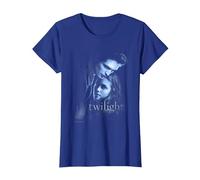 Twilight Main Poster Edward and Bella Blue Embrace Movie T-Shirt, Damen, Königsblau, S