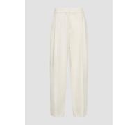 Twill-Hose mit Extra Wide Leg 42/LONG creme 2164338.0200.42_LONG