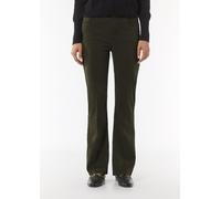 Twill-Hose mit Flared Leg olive 42