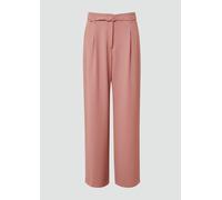 Twill-Hose mit Gürtel und High Rise 36/REG Rosa 2170571.4418.36_REG