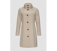 Twillmantel mit Strick-Stehkragen und Eingrifftaschen 34 Beige 2155289.81W1.34