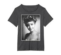 Twin Peaks Laura Palmer Black & White Foto T-Shirt, Damen Große Größen, Anthrazit Meliert, 5X