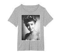 Twin Peaks Laura Palmer Black & White Foto T-Shirt, Damen Große Größen, Grau Meliert, 1X