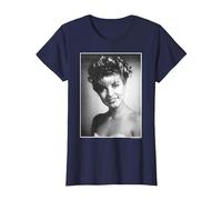 Twin Peaks Laura Palmer Black & White Foto T-Shirt, Damen, Marineblau, 3XL