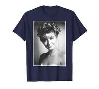 Twin Peaks Laura Palmer Black & White Foto T-Shirt, Herren, Marineblau, 6XL