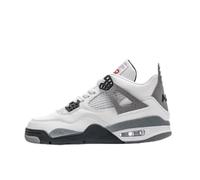 Twinice Herren Damen Retro Sneaker Schuhe Skateboardschuhe Turnschuhe mit Luftpolster Große Größen Sportschuhe Basketballschuhe Weißzement EU 41