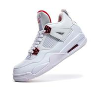 Twinice Herren Damen Retro Sneaker Schuhe Skateboardschuhe Turnschuhe mit Luftpolster Große Größen Sportschuhe Basketballschuhe Weiß EU 39