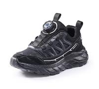 Twinice Kinder Turnschuhe Mädchen Jungen Sportschuhe Leicht Laufschuhe Atmungsaktiv Outdoor Fitnessschuhe Sneaker Schuhe Hallenschuhe Walkingschuhe Basketballschuhe Jungenschuhe Unisex Schwarz EU 38