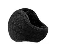 Twist-black Ear Muffs Winter Women, Womens Winter Earmuffs Unisex Warm Knit Ear Warmers Foldable Ear Muff for Women
