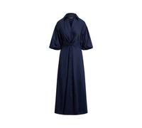 Twist-Front Hemdkleid mit Ballonärmeln 30 Blue