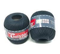Twister Häkelgarn 100 g - Häkel Wolle - 19 - Anthrazit