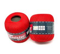 Twister Häkelgarn 100 g - Häkel Wolle - 35 - Rot