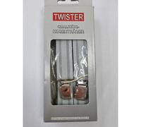 Twister Hosenträger Grau Gestreift H-Form