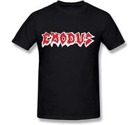 Two Men's Exodus The Band Logo T-Shirt Black XL