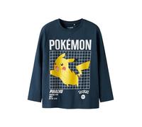 TWO SOON Jungen Langarmshirt Pokémon - Pikachu Shirt Kinder, Bequemes Baumwoll Oberteil, Größen 98-164