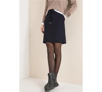 Minirock CECIL, Damen, Gr. S (38), universal blau, Stoff, 41% Polyamid, 29% Viskose, 22% Polyester, 8% Elasthan, unifarben, normal knielang, Röcke Minirock (62785941-S) universal blau