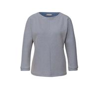 Two-Tone Strukturshirt Blau 34