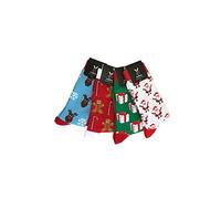 TwoSocks Weihnachtssocken Geschenk-Set | Damen & Herren | Santa-Lebhuchen - Geschenk - Rentier | Einheitsgröße