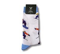 TwoSocks Weihnachtssocken Snowboard Socken| Damen&Herren | Socken Weihnachten Baumwolle Einheitsgröße