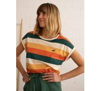 TWOTHIRDS Gemustertes Top Vegan "Gortina" aus Bio-Baumwolle Striped XL