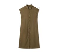 TWOTHIRDS Langes Kleid Vegan 'Takamaka' aus Lyocell Tencel Olive Large