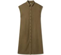 TWOTHIRDS Langes Kleid Vegan 'Takamaka' aus Lyocell Tencel Olive Small