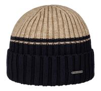 Twotone Soft Beanie by Chillouts beige One Size