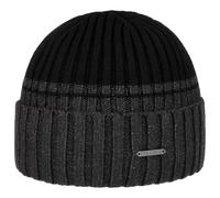 Twotone Soft Beanie by Chillouts dunkelgrau One Size