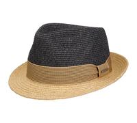Twotone Toyo Trilby Raffiahut by Stetson dunkelblau L (58-59 cm)