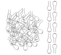 Twtuezsy R-Shaped Jump Rings, 100 Pcs Nichrome Wire, Crafting | Rugged construction with high-temp Nichrome wire, ideal for DIY projects, glass art, and adornment creation today